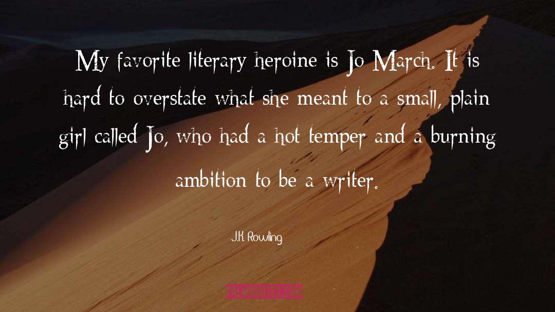 Jo March quotes by J.K. Rowling