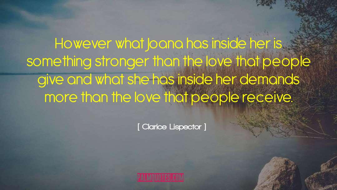 Joana quotes by Clarice Lispector