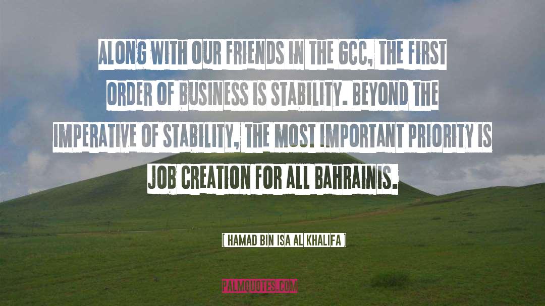 Job Creation quotes by Hamad Bin Isa Al Khalifa