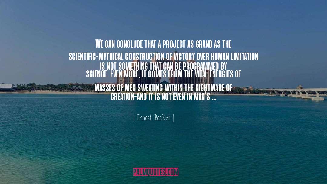 Job Creation quotes by Ernest Becker