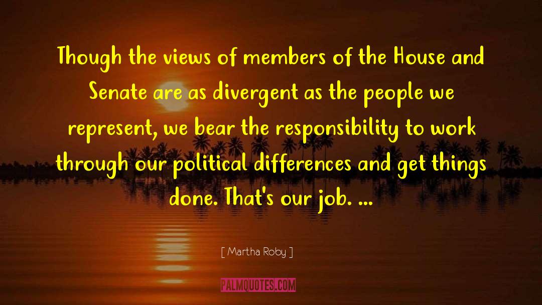 Job Doing quotes by Martha Roby