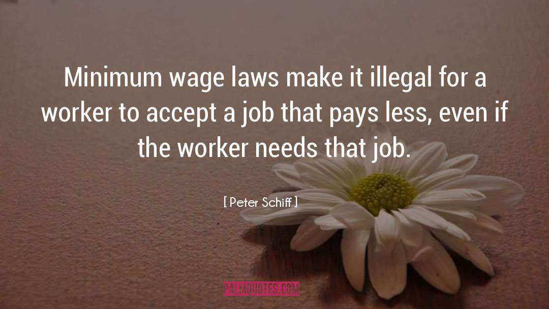 Job Hunting quotes by Peter Schiff