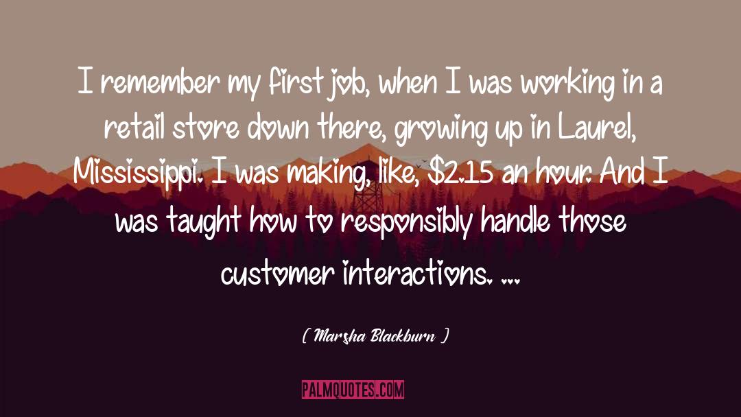 Job Hunting quotes by Marsha Blackburn
