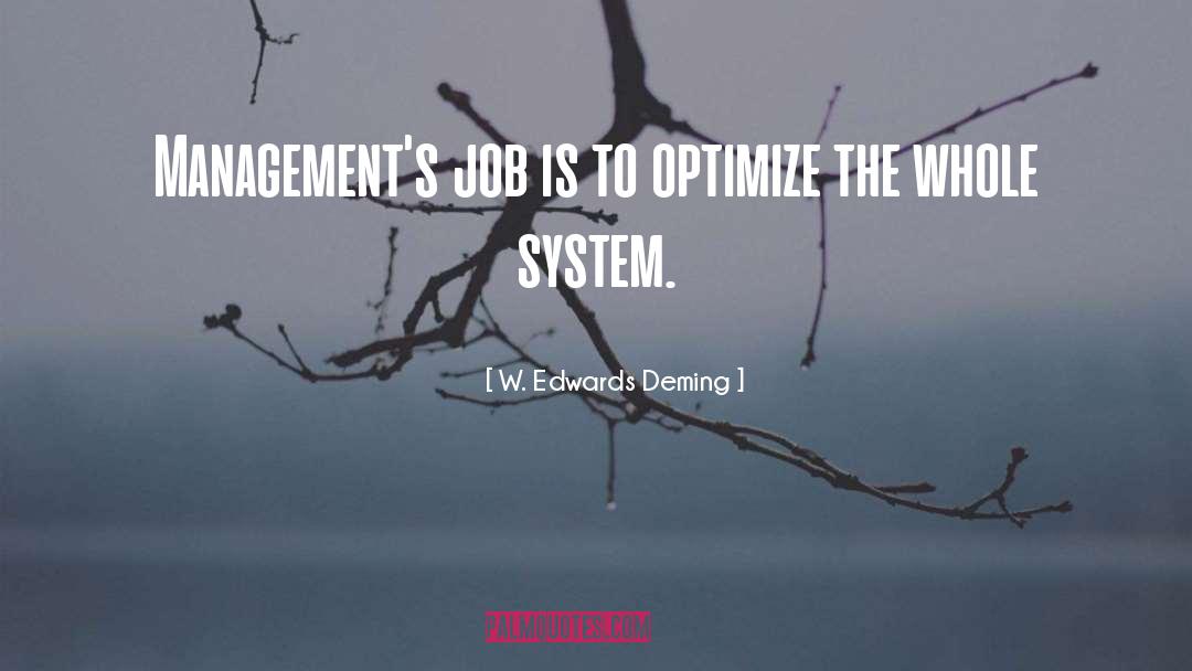 Job Loss quotes by W. Edwards Deming