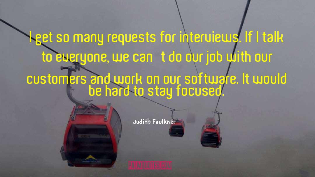 Job Raise quotes by Judith Faulkner