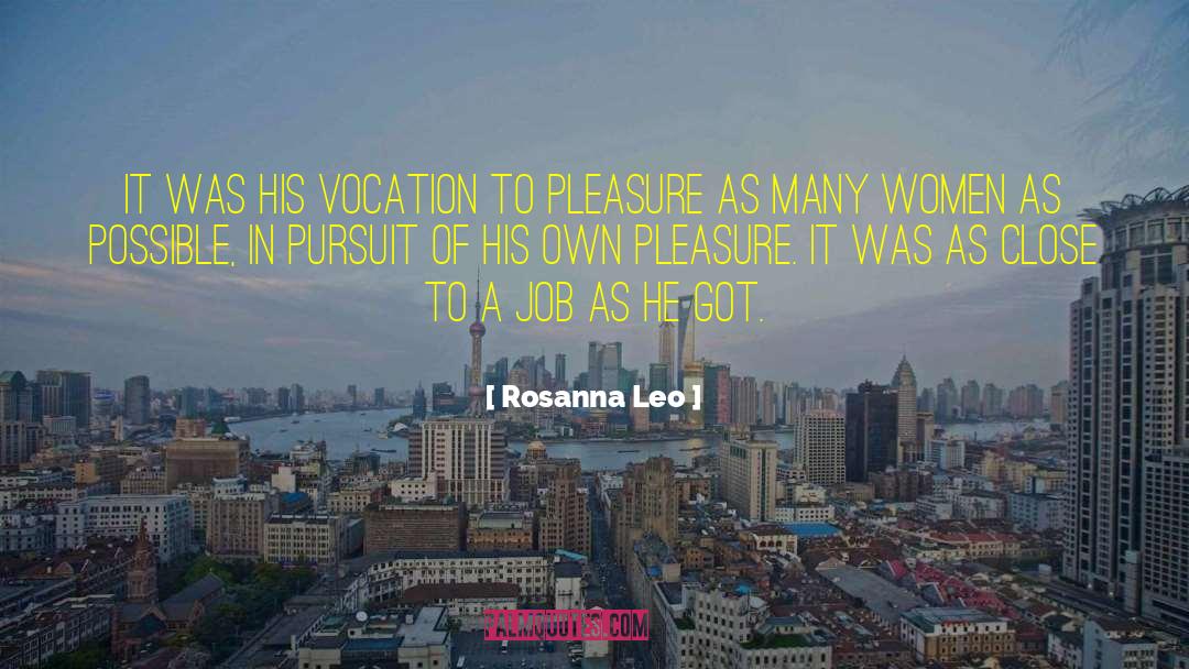 Job Title quotes by Rosanna Leo