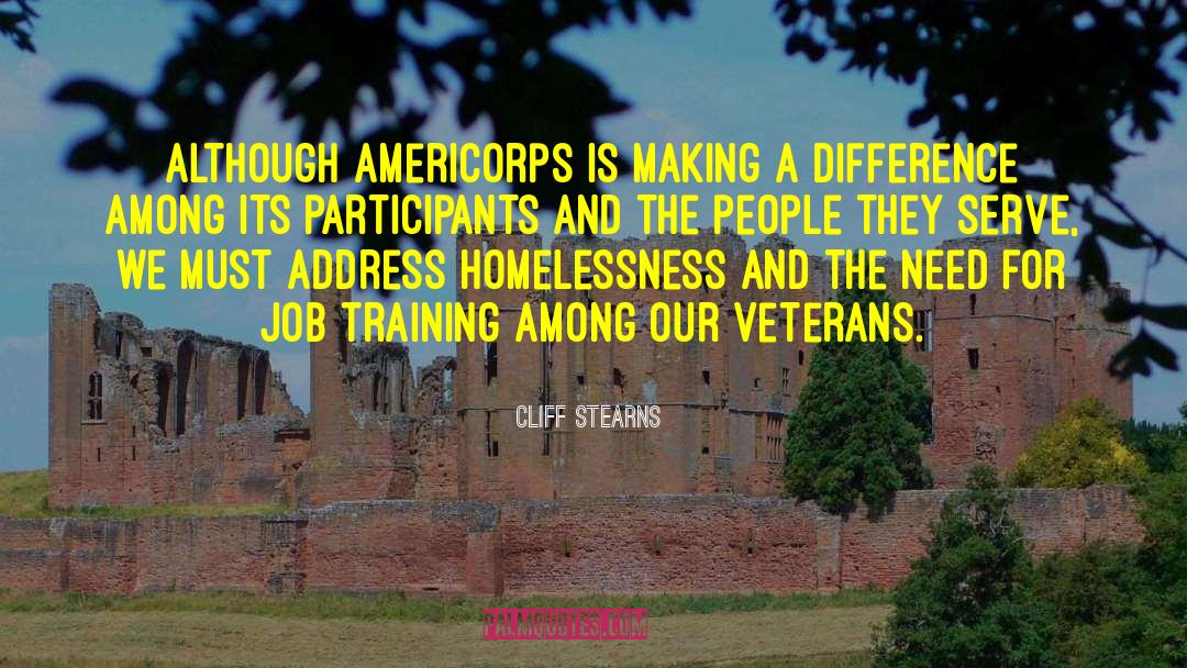 Job Training quotes by Cliff Stearns