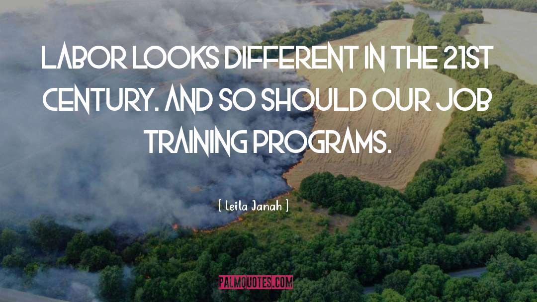 Job Training quotes by Leila Janah