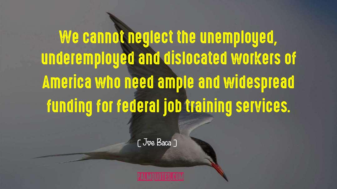 Job Training quotes by Joe Baca