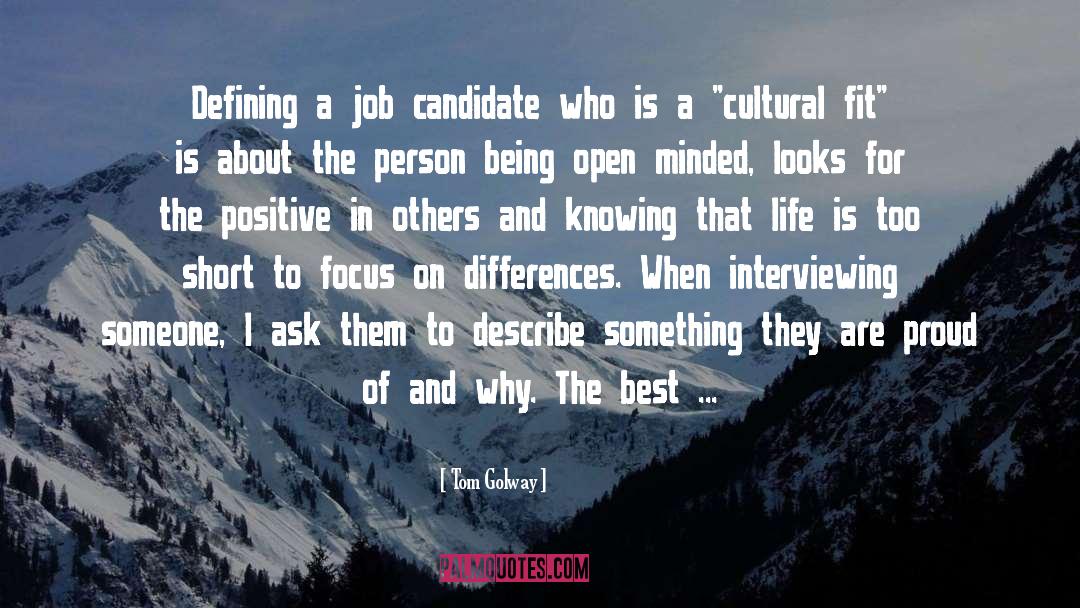 Jobseeking quotes by Tom Golway