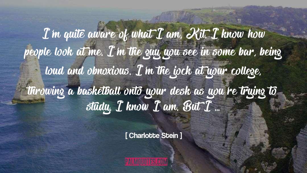 Jock quotes by Charlotte Stein