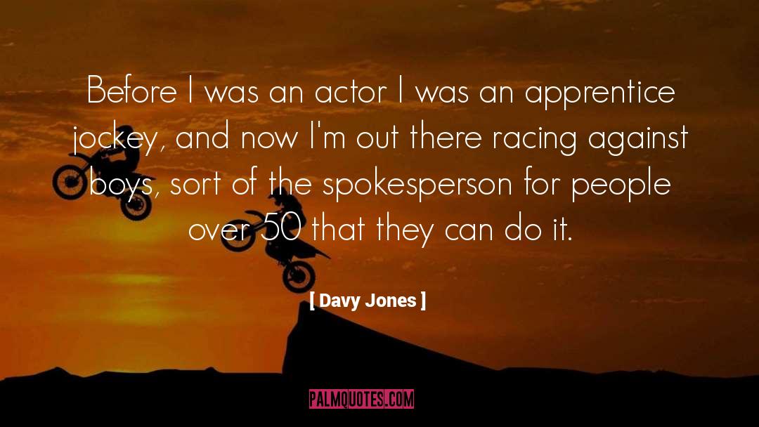 Jockey quotes by Davy Jones