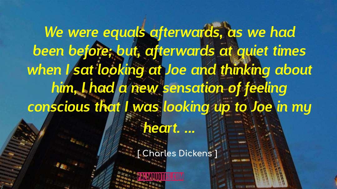 Joe Hardy quotes by Charles Dickens