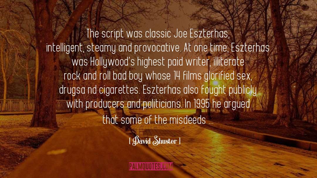 Joe Morelli quotes by David Shuster