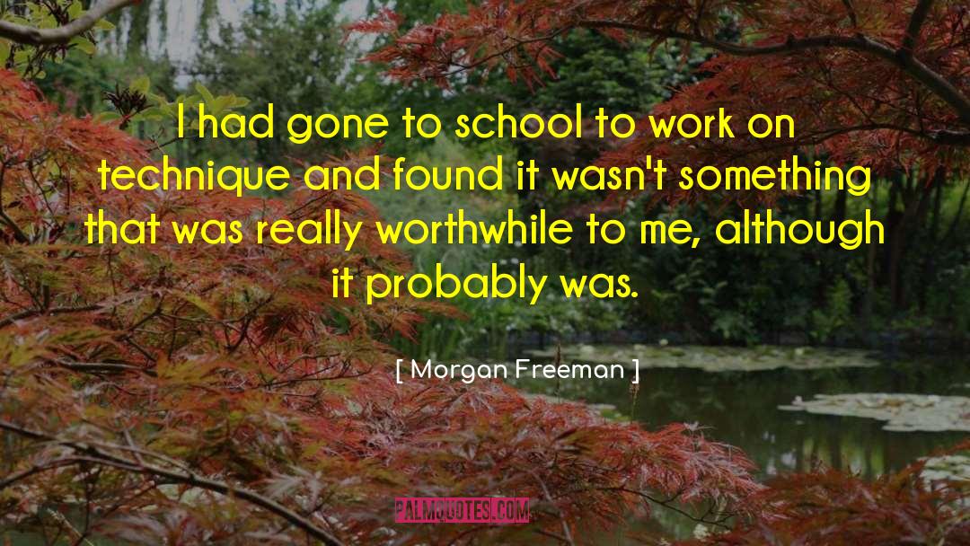 Joe Morgan quotes by Morgan Freeman