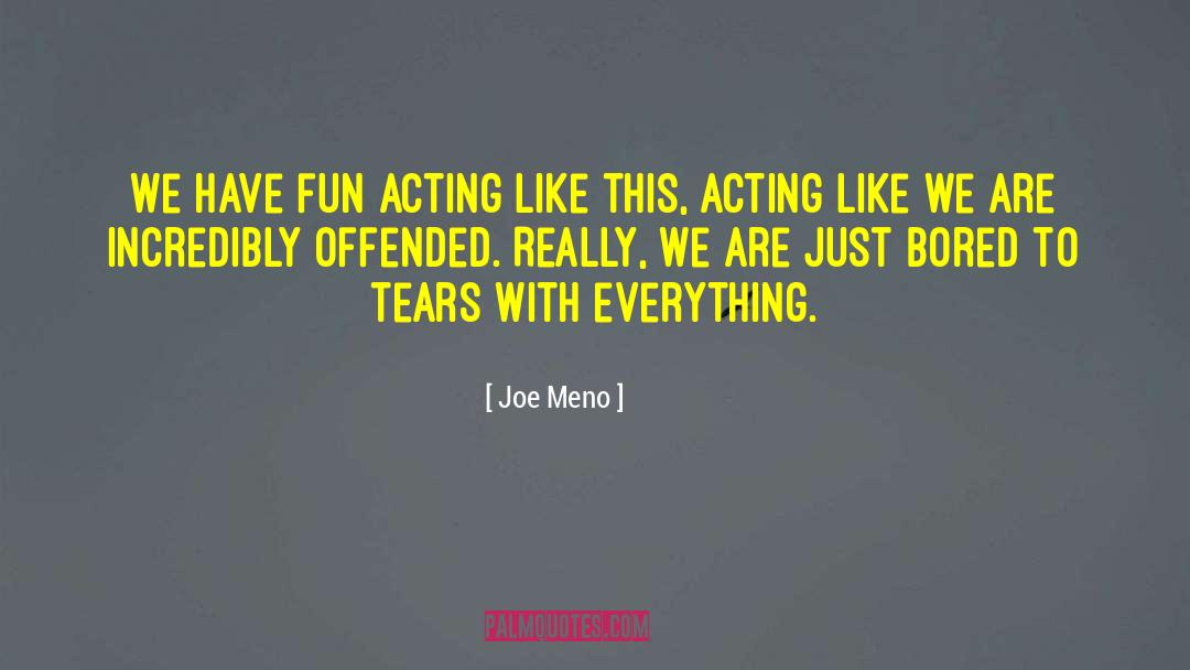 Joe Starret quotes by Joe Meno