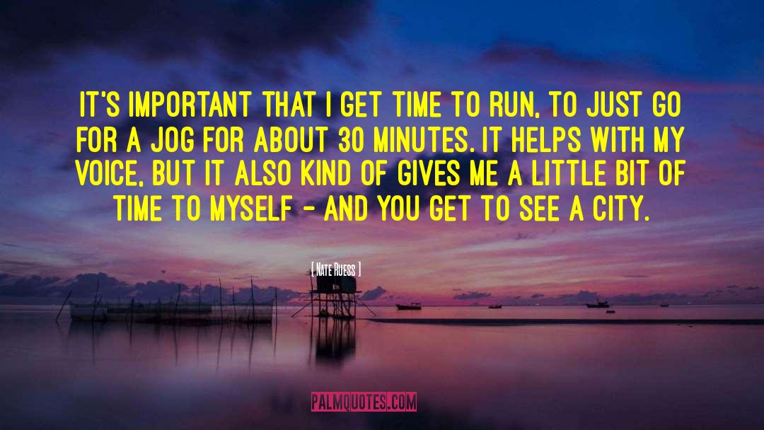 Jog quotes by Nate Ruess