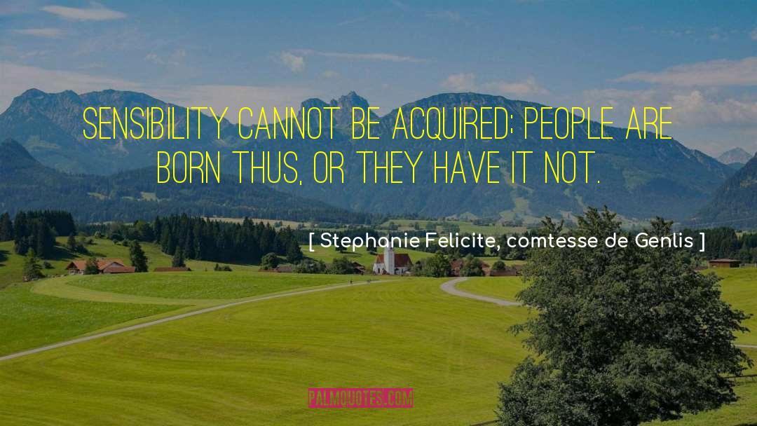 Jogador De Futebol quotes by Stephanie Felicite, Comtesse De Genlis