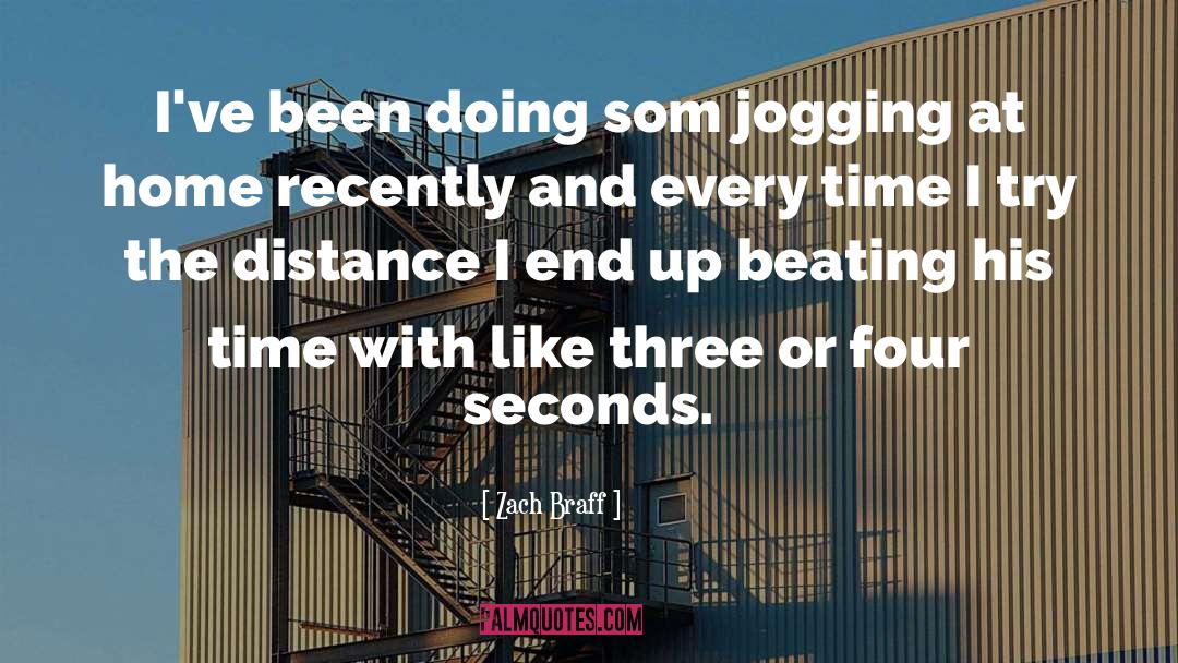 Jogging quotes by Zach Braff