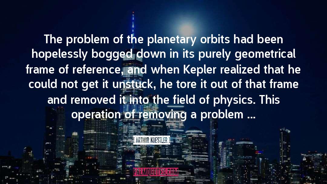 Johannes Kepler quotes by Arthur Koestler