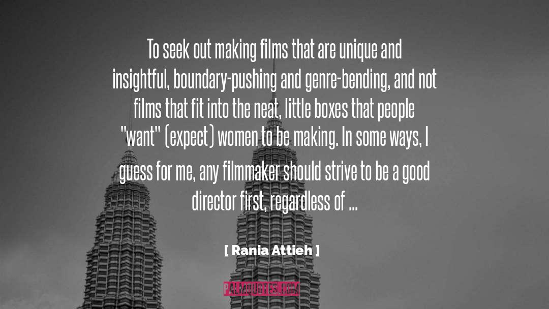 Johannesen Filmmaker quotes by Rania Attieh