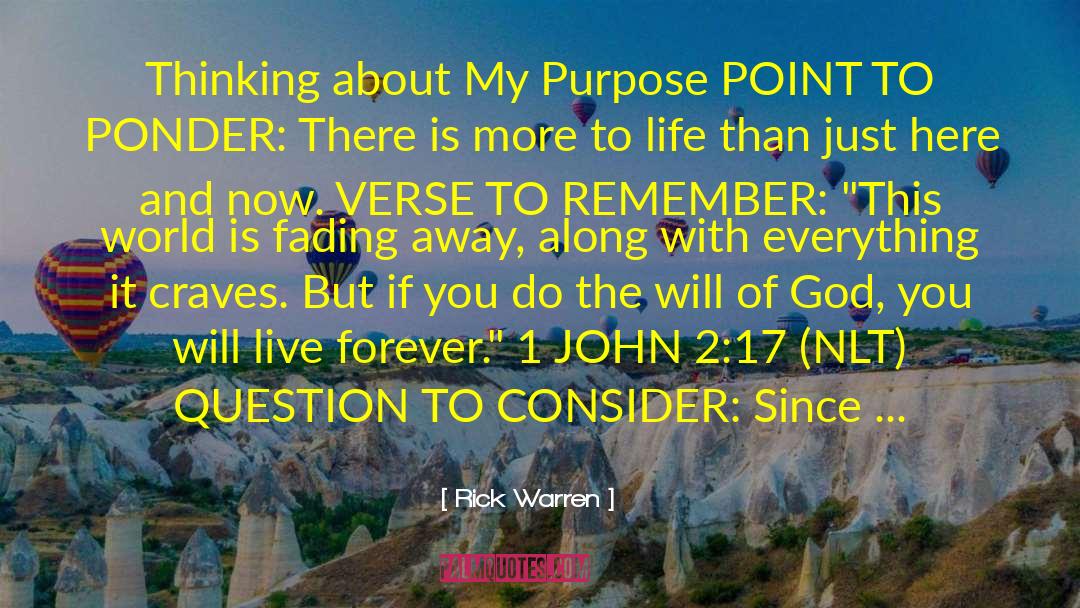 John 1 quotes by Rick Warren