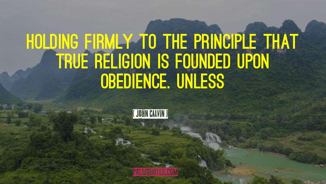 John Chapman quotes by John Calvin