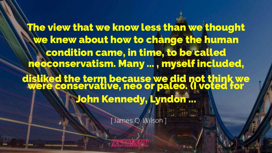 John Kennedy quotes by James Q. Wilson