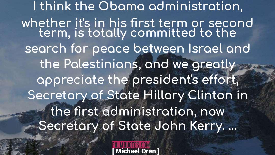 John Kerry quotes by Michael Oren