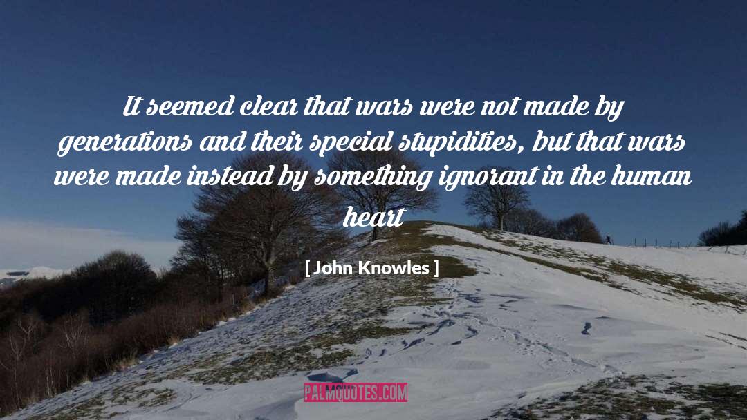 John Knowles quotes by John Knowles