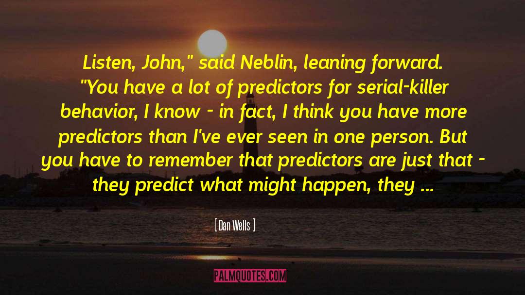 John Napier quotes by Dan Wells