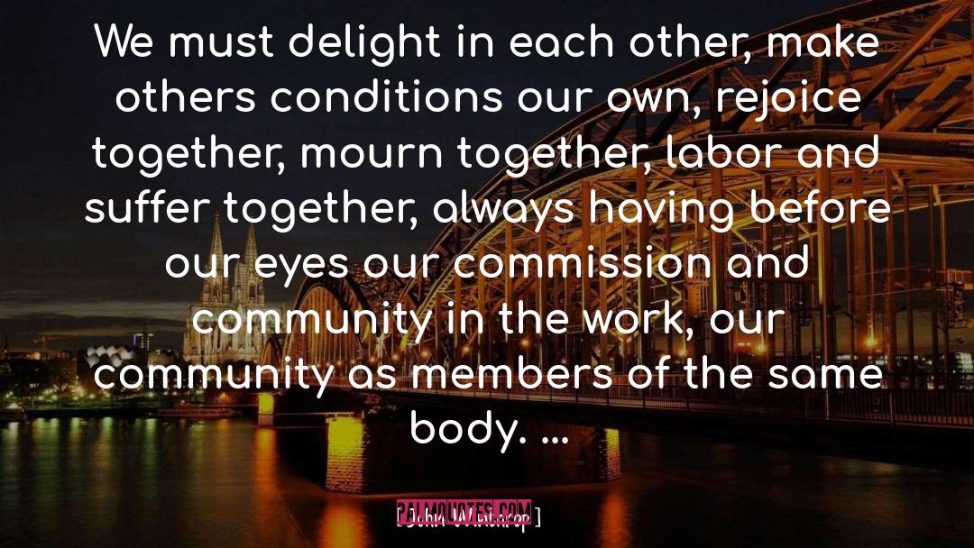 John Oliver Community quotes by John Winthrop