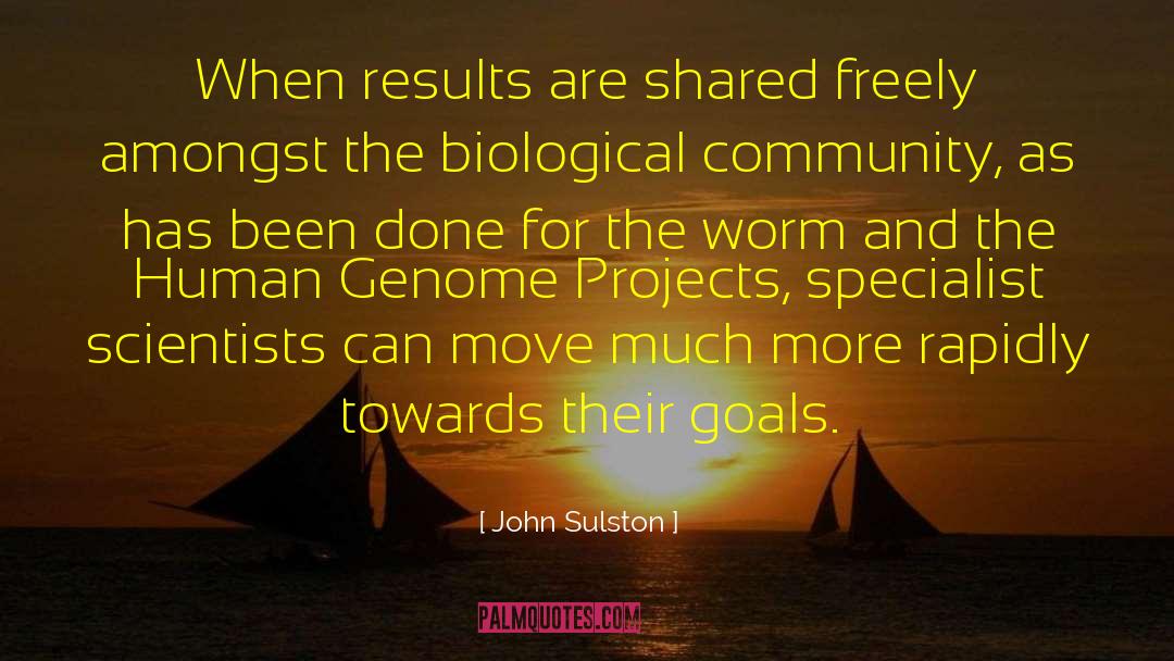 John Oliver Community quotes by John Sulston