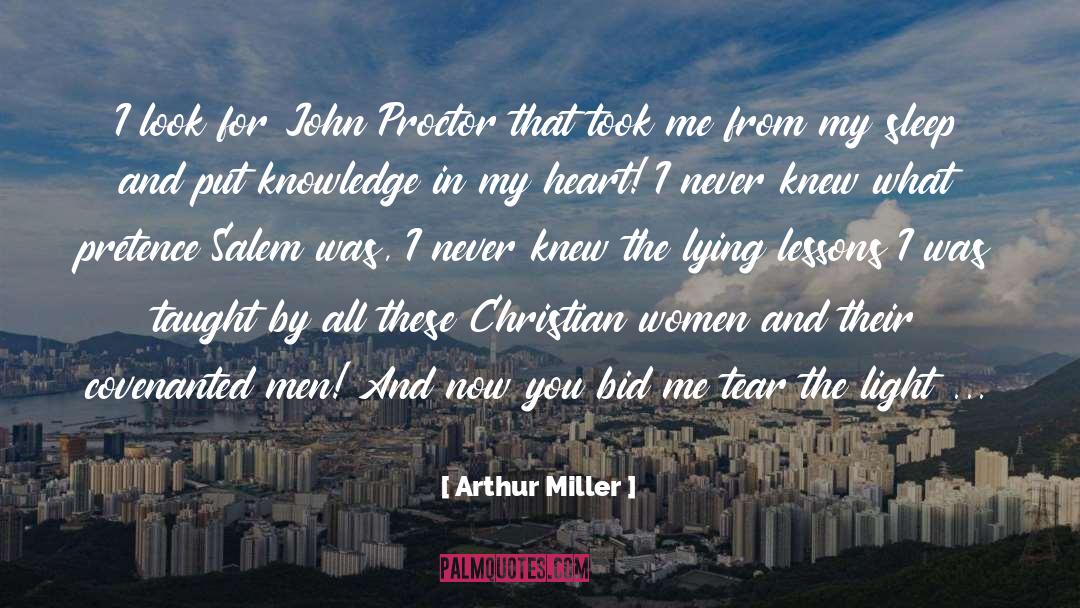 John Proctor Hubris quotes by Arthur Miller