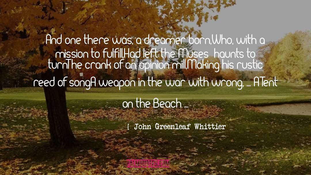 John Ringo quotes by John Greenleaf Whittier