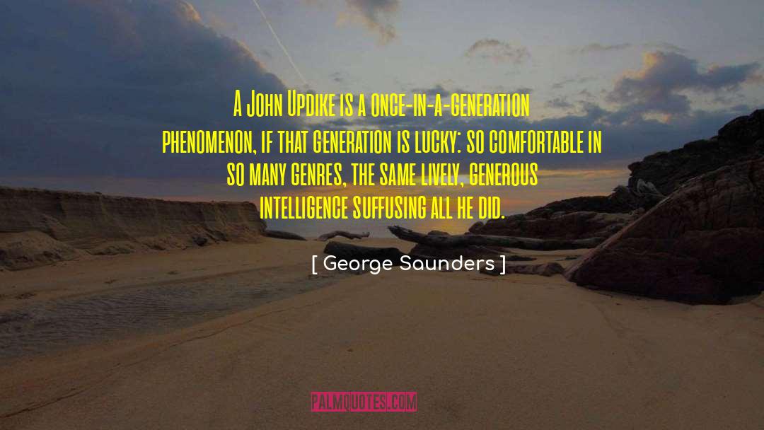 John Updike quotes by George Saunders