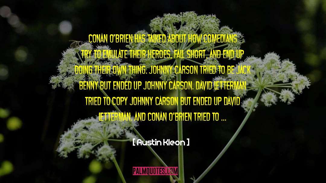 Johnny Carson quotes by Austin Kleon