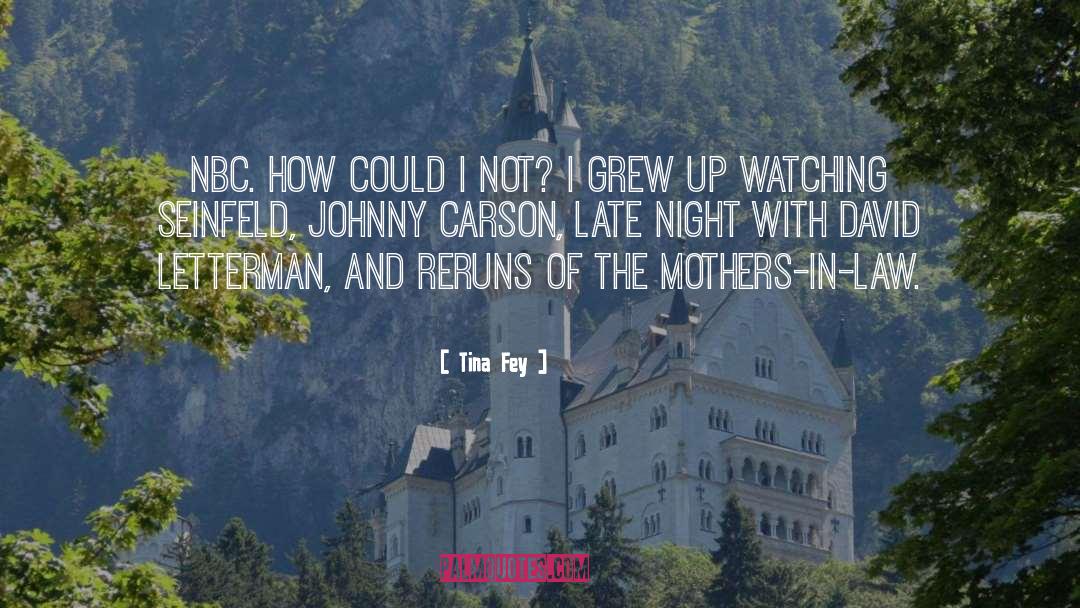 Johnny Carson quotes by Tina Fey