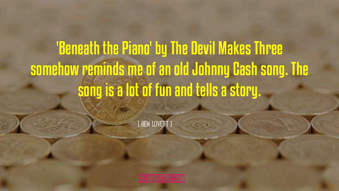 Johnny Cash quotes by Ben Lovett