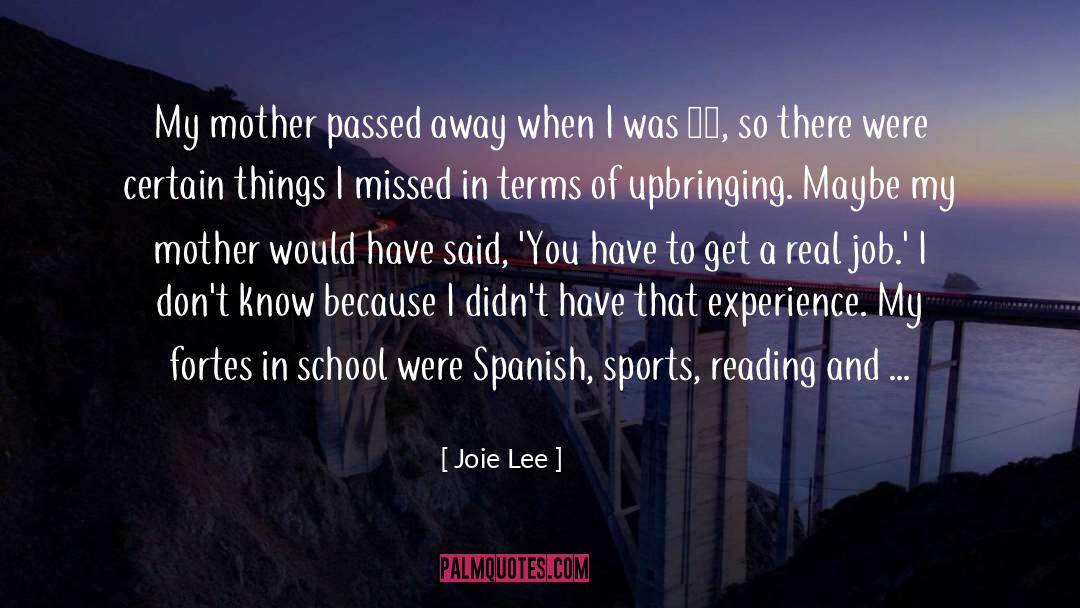 Joie quotes by Joie Lee