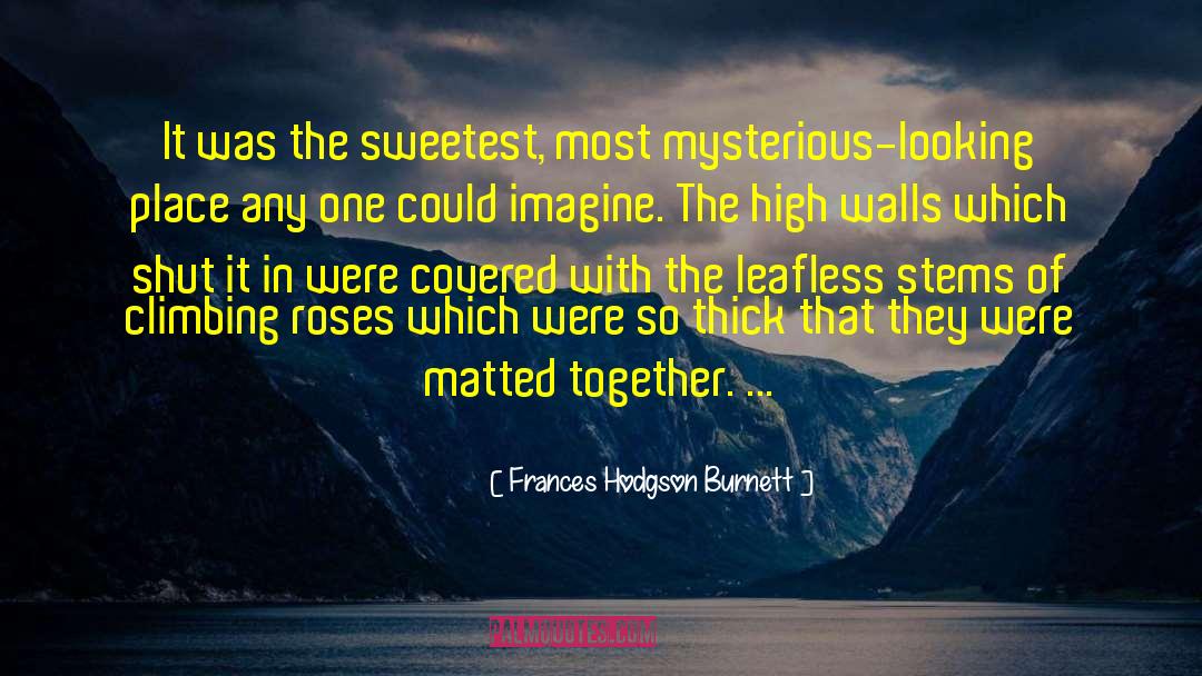 Joining Together quotes by Frances Hodgson Burnett