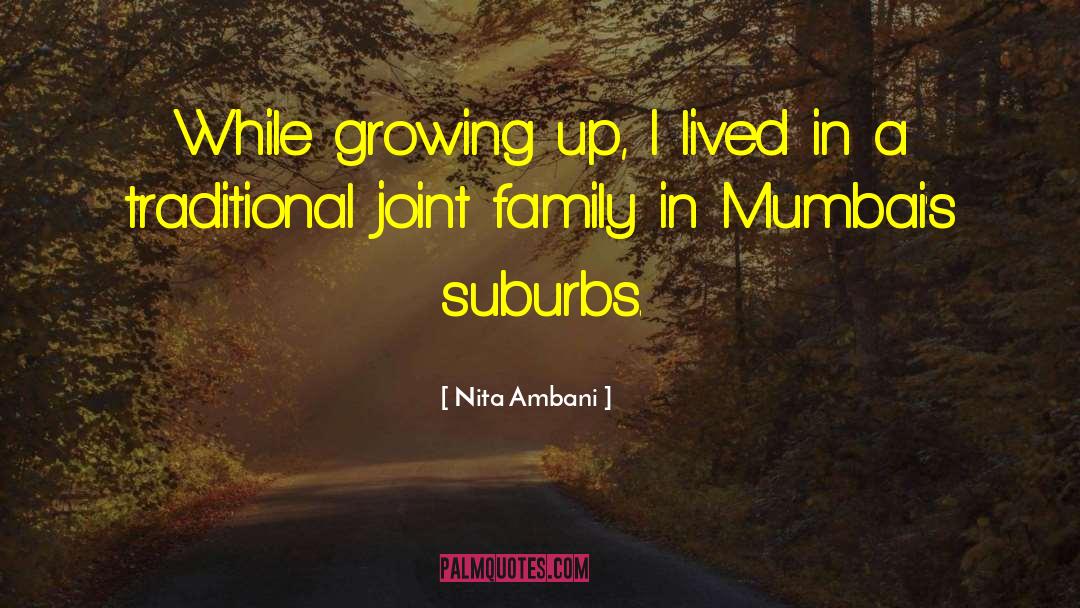 Joint Family quotes by Nita Ambani