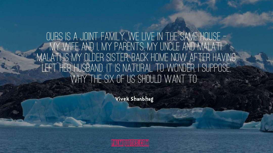 Joint Family quotes by Vivek Shanbhag