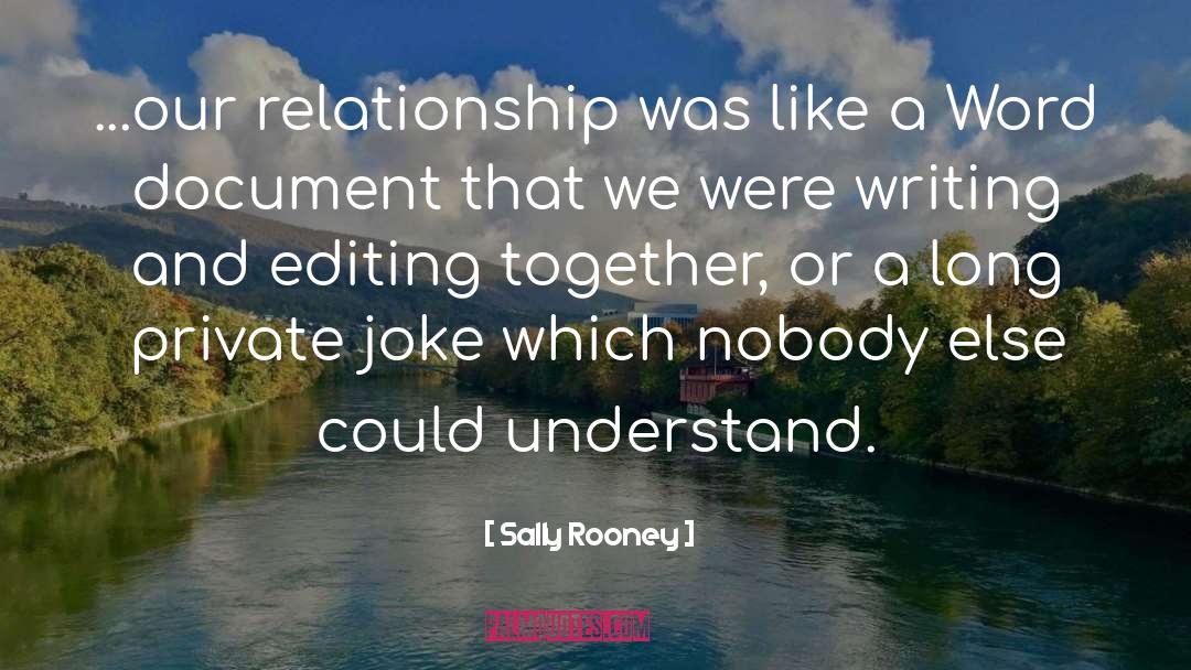 Joke quotes by Sally Rooney