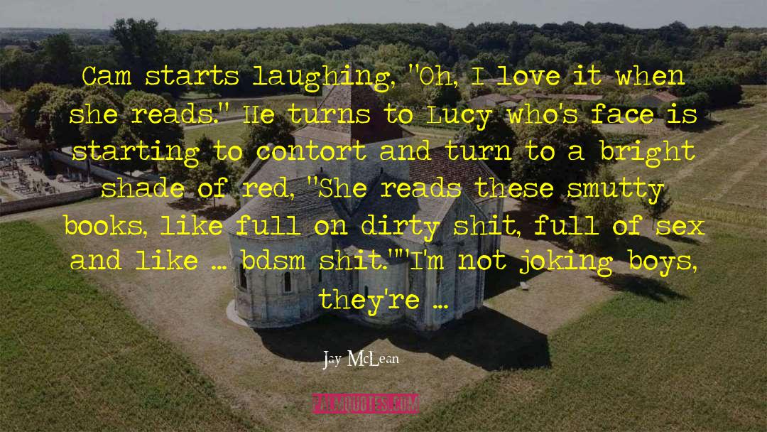 Joking quotes by Jay McLean