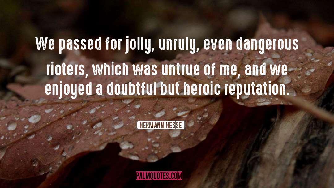 Jolly quotes by Hermann Hesse