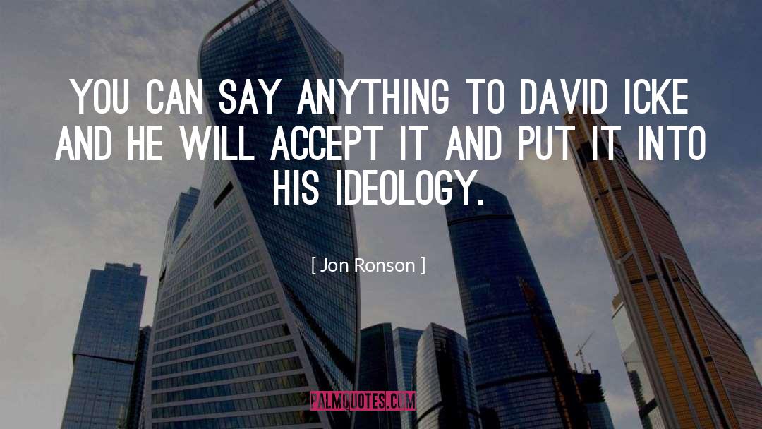 Jon Luvelli quotes by Jon Ronson