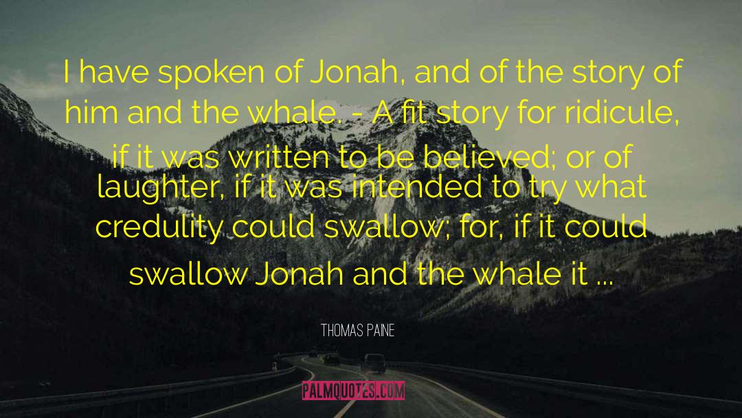 Jonah Griggs quotes by Thomas Paine