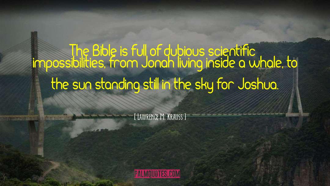 Jonah quotes by Lawrence M. Krauss