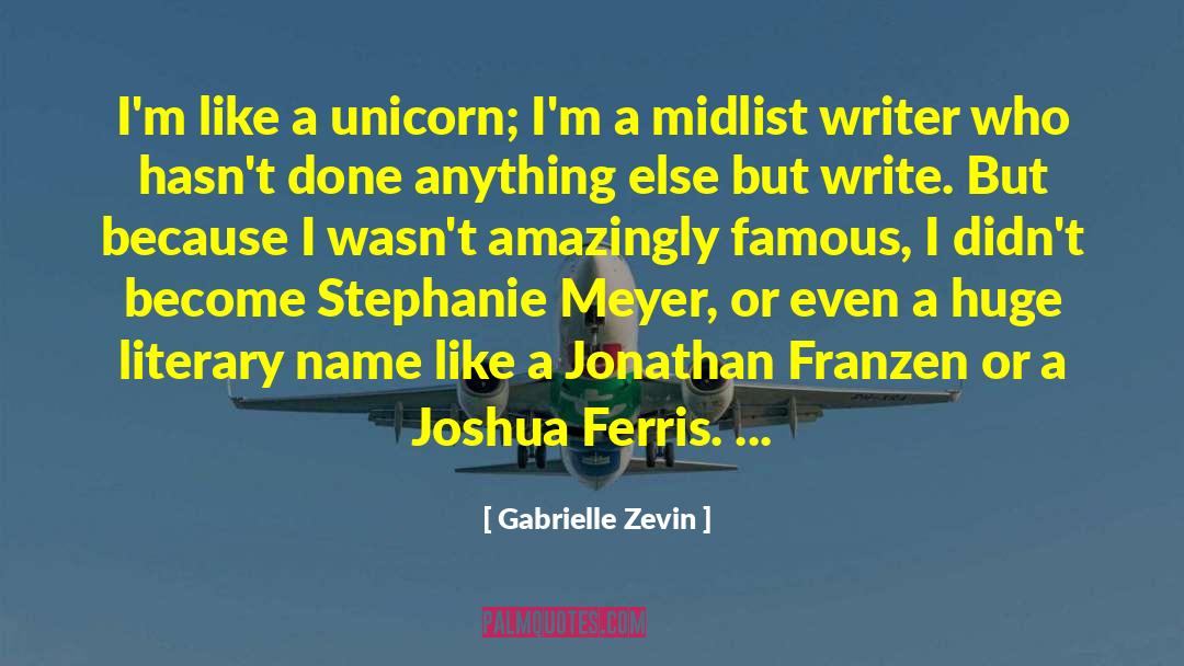 Jonathan Franzen quotes by Gabrielle Zevin